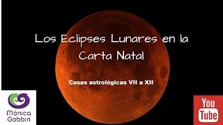 Los Eclipses Lunares en las Casas Astrológicas Casas VII a XII [upl. by Navetse]