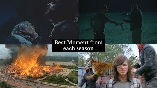 The Walking Dead  Best Moment From Each Season S1S7 [upl. by Berl463]