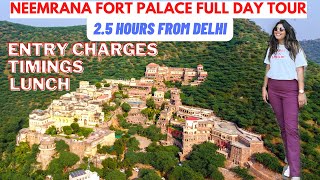 NEEMRANA Fort Palace Day Tour  Best Weekend Getaway near Delhi NCR  Full Information 💁 [upl. by Nancey]