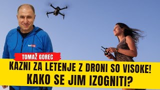 Kazni za letenje z droni s kamero so zelo velike 😮 Kaj storiti da nas ne bo udarilo po denarnici [upl. by Ttenrag]