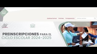 CÓMO HACER EL PROCESO DE PREINSCRIPCIÓN 2024 [upl. by Fawnia]