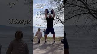 Long Cycle Intervals kettlebell kettlebellsport outdoorworkout longcycle training [upl. by Basset]