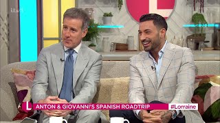 Giovanni Pernice Anton Du Beke Strictly Come Dancing Stars On Lorraine 19032024 [upl. by Anilad]