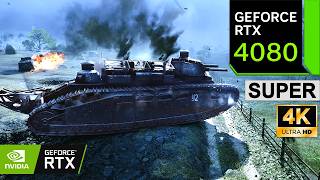 Battlefield 1  The Char 2C Super Heavy Tank  RTX 4080 SUPER 16GB  4K Ultra Graphics [upl. by Ela]