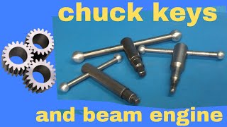 Chuck key ball ends and beam engine test run [upl. by Haines]