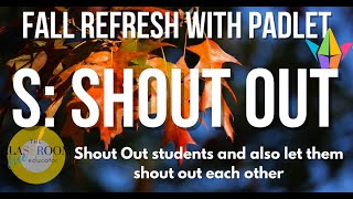 Tip 6 Shoutout Your Students Using Padlet [upl. by Hanima]