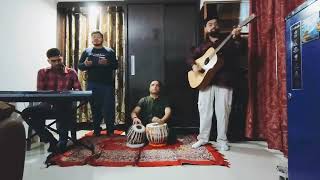 Jamming Session Saiyoni Chain ek pal nahi l jamming junoon soofi viralvideo practice [upl. by Onirefes]