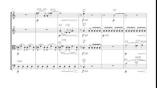 Etude for String Quartet in just intonation [upl. by Notsnhoj734]