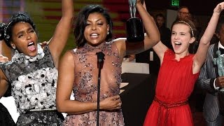 7 BEST Moments From The 2017 SAG Awards [upl. by Ainimre]