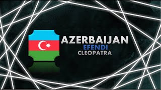 EFENDI  CLEOPATRA  AZERBAIJAN  EUROVISION 2020 [upl. by Gyimah]