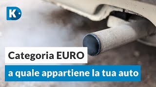 Come sapere la CATEGORIA EURO della tua auto [upl. by Jeannie212]