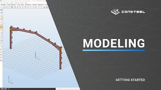 Getting started with Consteel  How to model a haunched frame [upl. by Barraza841]