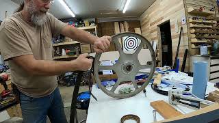 Lower Wheel  Delta Bandsaw Restore [upl. by Flinn]