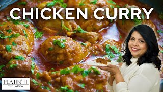 Easy Chicken Curry  No Grind Everyday Chicken Curry  Everyday Favourites [upl. by Nevetse]