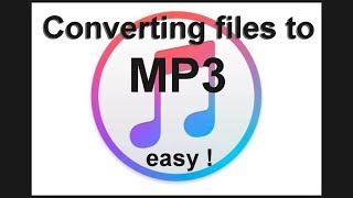 Converting iTunes music to mp3 files  EASY [upl. by Aihsenot324]