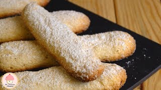 Galletas lengua de gato soletas o vainas para TIRAMISU 😋 [upl. by Ytirev]