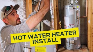 How to Replace a Gas Water Heater [upl. by Rayham]