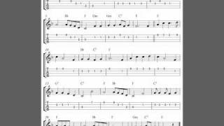 Go Tell It On The Mountain  Ukulele tabs sheet music [upl. by Glynn445]