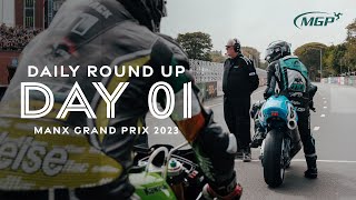 Daily Round Up  Day One  Manx Grand Prix 2023 [upl. by Nollek]