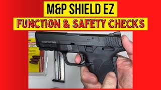 M amp P Shield EZ 9mm or 380 Function and Safety Check [upl. by Daphne]