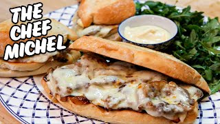 Classic amp Easy Philly Cheesesteak Recipe  Chef Michel Dumas [upl. by Anitneuq]