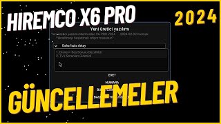 HIREMCO X6 PRO TV BOX TV VE DISNEY GÜNCELLEMELERİ GELDİ  YENİLERİ İÇİN GERİ BİLDİRİM YAZIN [upl. by Ivory]