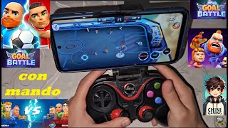 Tutorial como jugar Goal Battle con mando para celular [upl. by Federica741]