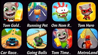 Tom Gold Run Running Pet  Om Nom Run Tom Hero Dush car race master going Balls Tom Time Rush [upl. by Bohannon]