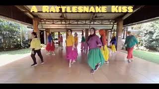 A Rattlesnake Kiss Line Dance Demo The Happy Dancing [upl. by Alene432]