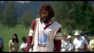 Golf Rules  Ball Mark moved by FellowCompetitors Caddie  Happy Gilmore wwwgolfisanattitudecom [upl. by Delfine]