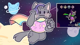 Nyan cat but it FNF animation [upl. by Nosraep]