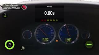 Rolling into boost slow on 3rd gear hitting 9k limiter Big Turbo Volvo S60R AWD [upl. by Obed]