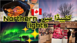 Canada Northern LightsLife in canada With Tastycooking 🇨🇦 [upl. by Rawde]