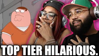 Family Guy Roasting Every Celebrity But WORSE  BLACK COUPLE REACTS [upl. by Arebma]