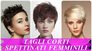 Modelli di tagli corti spettinati femminili 2018 [upl. by Judus922]