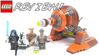 LEGO Star Wars 9491 Geonosian Cannon Review [upl. by Aicnelav]