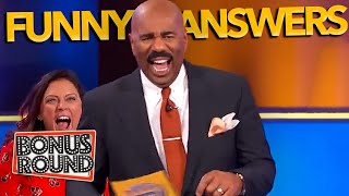 FUNNIEST amp DUMBEST Answers On Family Feud With Steve Harvey [upl. by Tybalt]