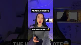 ARABIAN NIGHTS 😱 COVER arabiannights alladin cover singing arabian [upl. by Mccoy338]