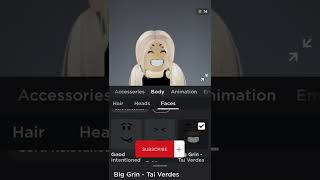 How to get free faces on robloxshorts [upl. by Nylsoj989]