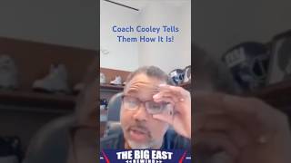 Coach Cooley gives insight to his coaching style hoyas bigeasthoops georgetown ncaa [upl. by Ragucci]