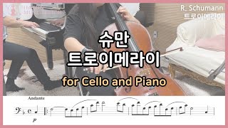 트로이메라이  슈만 첼로 피아노 커버  Cello and Piano Cover [upl. by Guyer410]