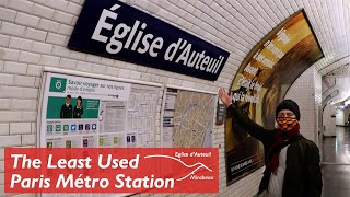 Église d’Auteuil  Least Used Paris Metro Station 🇫🇷 [upl. by Haskins207]