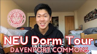 Northeastern University Dorm Room Tour Davenport Commons [upl. by Rist]