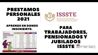 PRESTAMOS PERSONALES TRABAJADORES ISSSTE ACTIVOS PENSIONADOS Y JUBILADOS SORTEOS ELECTRÓNICOS [upl. by Koosis]