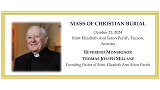 Monsignor Thomas Millane Funeral Mass [upl. by Kerrin]