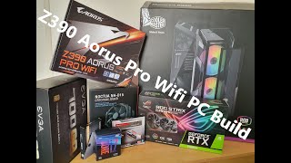 How to build a PC  Gigabyte Z390 AORUS PRO Wifi and ASUS RTX 2080 Ti [upl. by Eba]