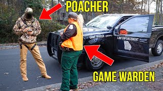 Caught POACHER  Shots Fired While Suburban Bow Hunting [upl. by Nylidam]