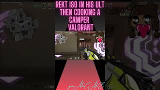 Shutdown Iso in Ult and Rekt enemies leaving his ult Valorant fps valorant gaming shorts [upl. by Hsital]