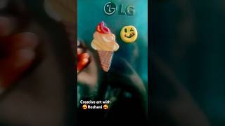 Ice Cream fridge Magnet Using Clay 🥰🍦 short [upl. by Cahan]