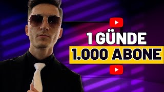 Sıfırdan 1000 Abone Kazanmak  Youtube Abone Artırma Yöntemleri youtube [upl. by Dannon]